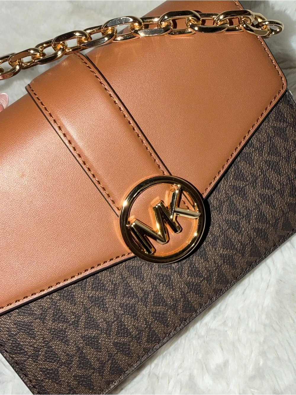 Michael Kors Brown Carmen Crossbody Bag- BRAND NEW/UNUSED